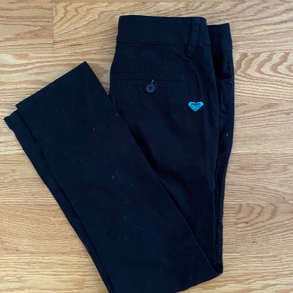 Roxy Girls NWOT Black Pants (12)